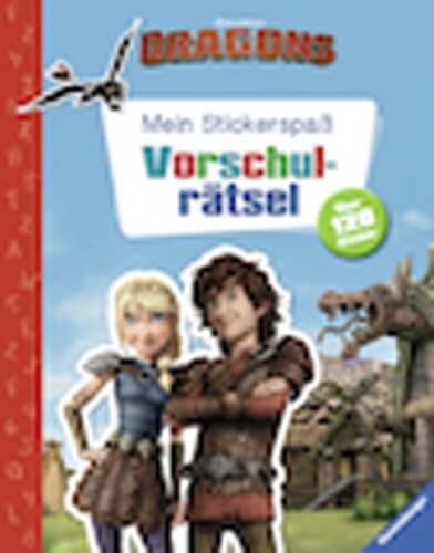 Ravensburger 49149 Dragons Stickerspaß Vorschulrätsel