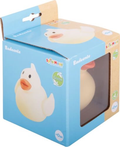 VEDES 40409262 SpielMaus Baby Kautschuk Badeente 9,7x10x9,7 cm