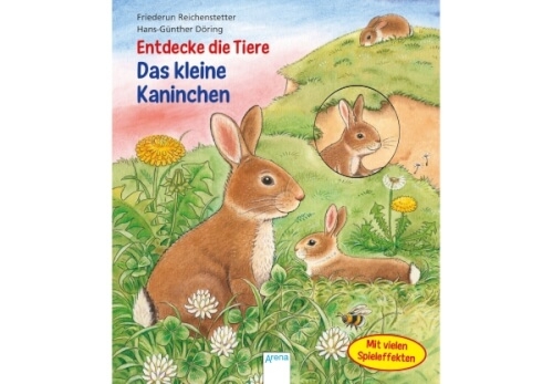 Arena - Entdecke die Tiere - Das kleine Kaninchen, Pappbilderbuch, 12 Seiten, ab 4 Monaten-4 Jahren