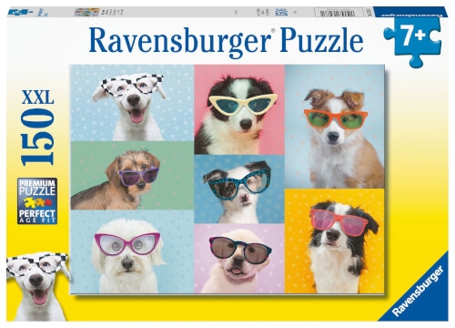 Ravensburger Kinderpuzzle 13288 - Witzige Hunde - 150 Teile Puzzle für Kinder ab 7 Jahren