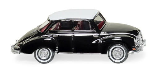 Wiking 012002 DKW Limousine - schwarz mit weißem Dach