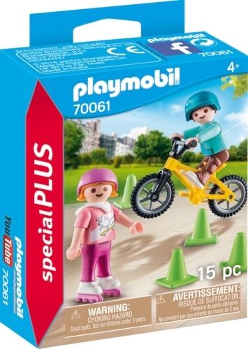 Playmobil 70061 Kinder m.Skates u.BMX