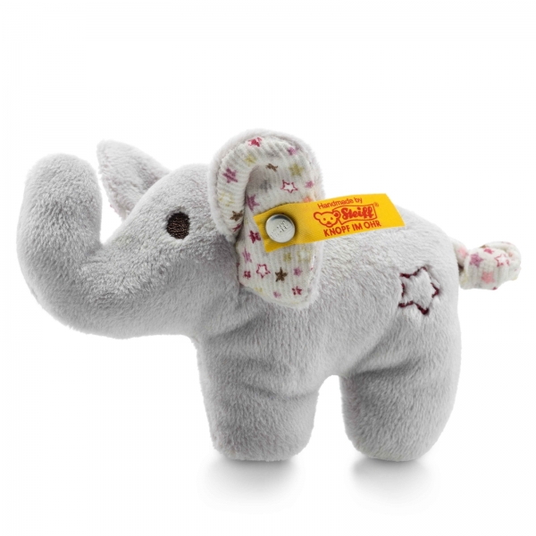 Steiff 240690 Mini Rassel-Knister Elefant