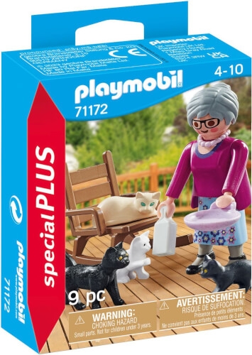 PLAYMOBIL 71172 Oma mit Katzen