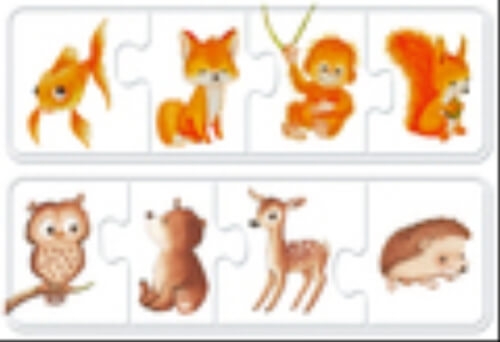 Ravensburger 030064 Puzzle: Mein 1. Farbpuzzle Tiere 6x4 Teile