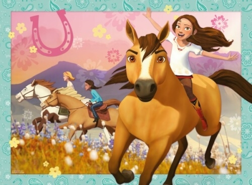 Ravensburger 100552 Puzzle Spirit: wild und frei 150 Teile XXL