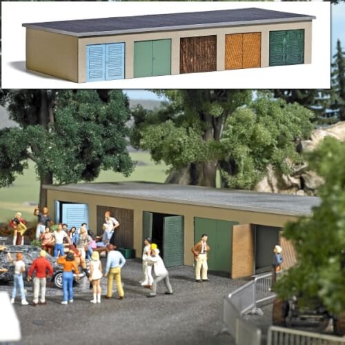 Busch 1648 Garagenkomplex H0