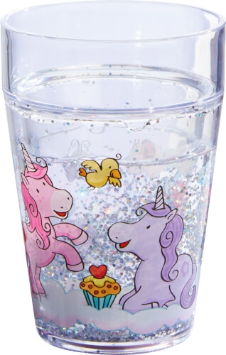 Haba 2011682001 Glitzerbecher Einhorn Glitzerglück