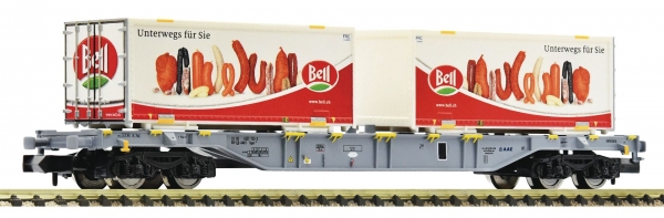 Fleischmann 865243 Containertragwagen, AAE + Bell