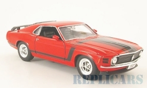 Welly 22088 Ford Mustang Boss 302, red/De