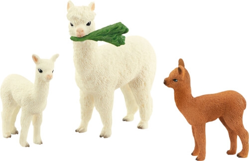 Schleich Wild Life 42544 Alpakafamilie
