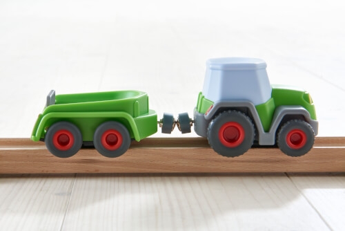 Haba 1305562001 Kullerbü – Traktor mit Anhänger
