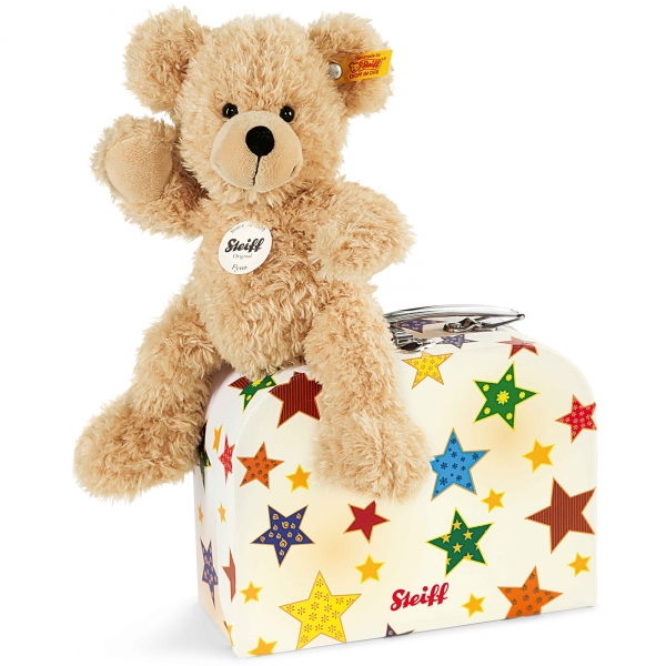 Steiff 111730 Teddybär Fynn 23 beige im Koffer