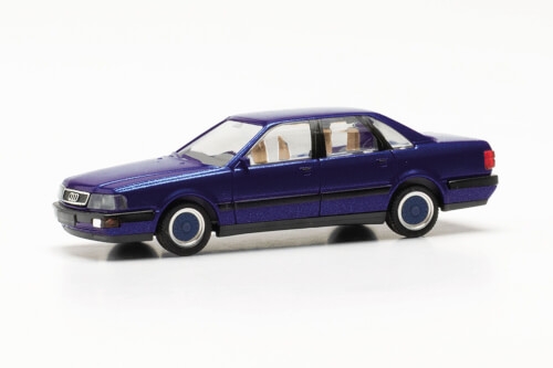Herpa 033961-002 Audi V8 mit BBS-Felgen, blaumetallic