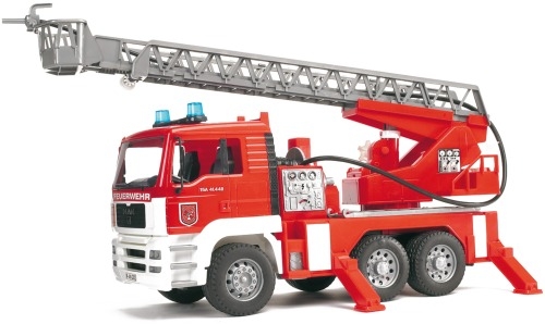 Bruder 2771 MAN TGA Feuerwehr m. Drehl.+L&S+Wasserp.