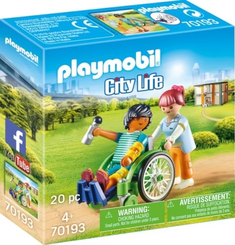 Playmobil 70193 Patient im Rollstuhl