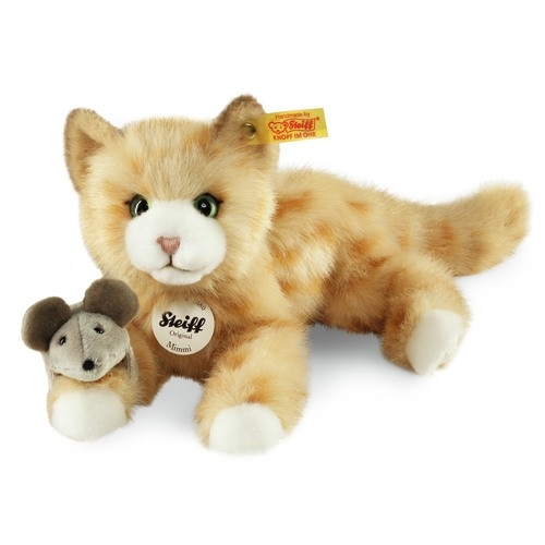Steiff 099434 Mimmi Katze 24 rot gestromelt