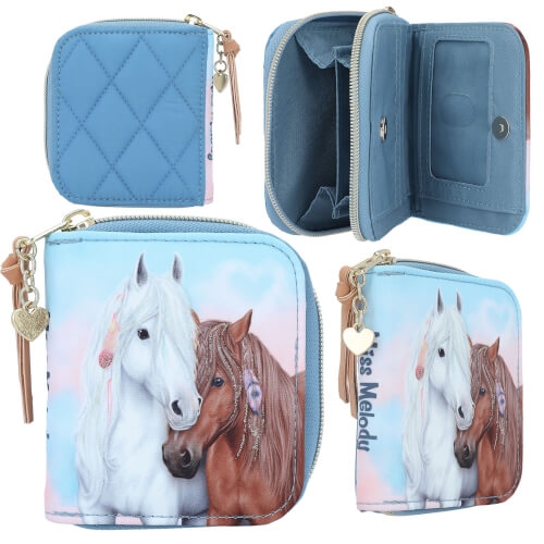 Depesche 12025 Miss Melody Portemonnaie BLUE QUILT | Spielwaren Möhnle 