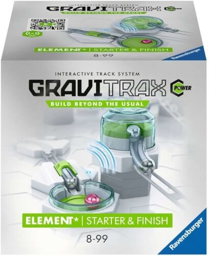 Ravensburger GraviTrax POWER Elemente Starter&Finish. Elektronisches Zubehör für Kugelbahnen, Konstr