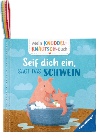 Ravensburger 42083 Mein Knuddel-Knautsch-Buch: robust, waschbar und federleicht. Praktisch für zu Ha