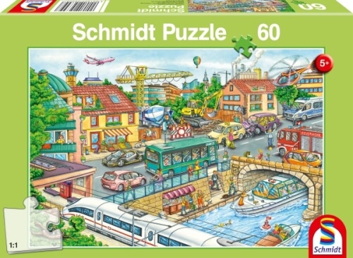 Schmidt Spiele Puzzle Fahrzeuge und Verkehr 60 Teile