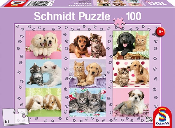 Schmidt Spiele 56268 Meine Tierfreunde, 100 Teile