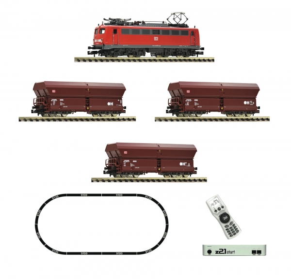 Fleischmann 5170002 z21 start Digitalset: Elektrolokomotive BR 140 mit Güterzug, DB AG