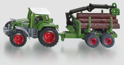 Siku 1645 Traktor mit Forstanhänger