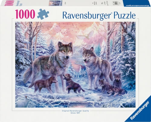 Ravensburger 12000647 Puzzle Arktische Wölfe 1000 Teile
