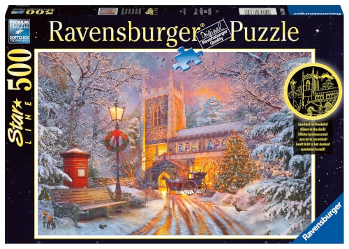 Ravensburger Puzzle 17384 Funkelnde Weihnachten - 500 Teile Puzzle für Erwachsene und Kinder ab 12 J