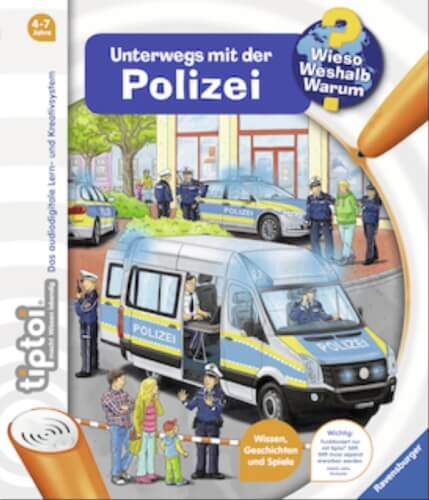 Ravensburger 32922 tiptoi® Wieso?Weshalb?Warum? Unterwegs Polizei (Bd22)