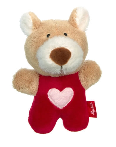 Sigikid 42800 Rassel Bär RedStars