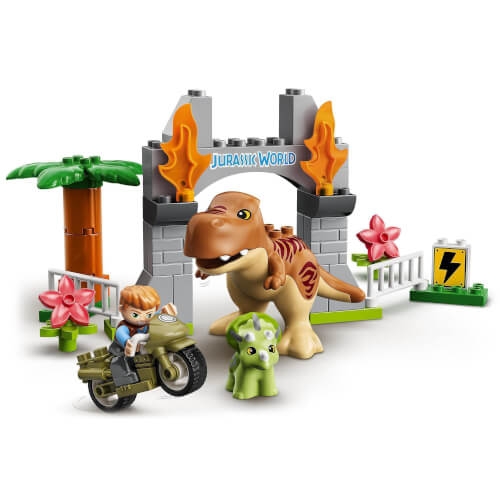 LEGO® DUPLO® 10939 Ausbruch des T. rex und Triceratops