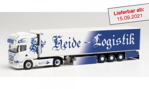 Herpa 944618 Scania R TL Kühlkoffer-Sattelzug Heide Logistik