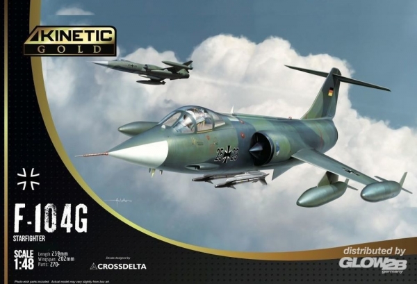 Kinetic K48083 F-104G German Air Force and Marine in 1:48