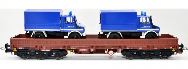 NPE NV23165 Schwerlastwagen Samms-u 454, braun, DB AG THW-Unimog V