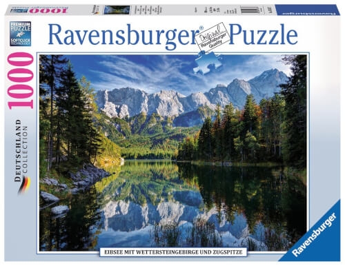 Ravensburger 19367 Puzzle Eibsee mit Wettersteingebirge & Zugspitze 1000 T.