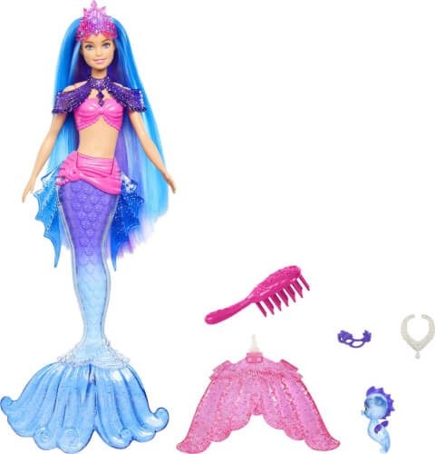 Mattel HHG52 Barbie ''Mermaid Power'' - Barbie Malibu Meerjungfrau