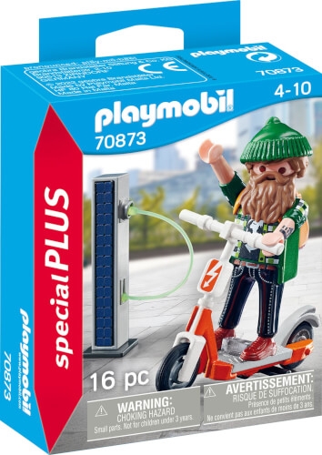 PLAYMOBIL 70873 Hipster mit E-Roller