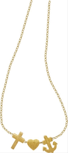 Coppenrath 71397 Halskette mit Kreuzanhänger (vergoldet)