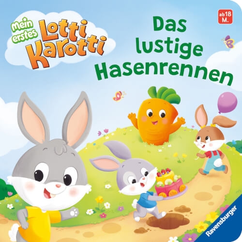 Ravensburger 41903 Mein erstes Lotti Karott: Das lustige Hasenrennen  ein Buch für kleine Fans des