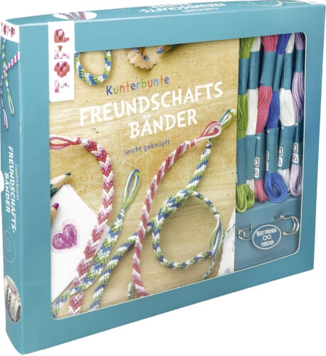 frechverlag 4237 TOPP Kreativ-Set Kunterbunte Freundschaftsbänder