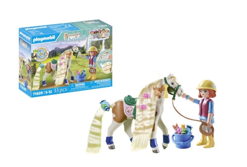 PLAYMOBIL 71639 Ellie & Pferd mit Kreppeisen