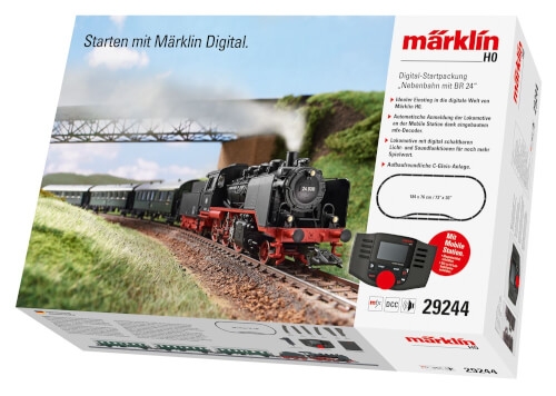 Märklin 29244 H0 Digital-Startpackung Nebenbahn mit BR 24