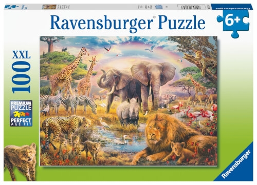 Ravensburger 13284 Puzzle Afrikanische Savanne 100 Teile