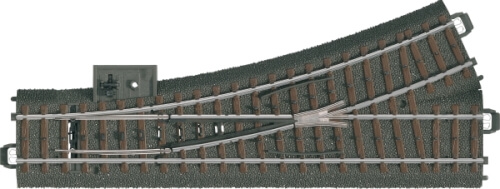 Märklin 24611 H0-Weiche links r437,5 mm,24