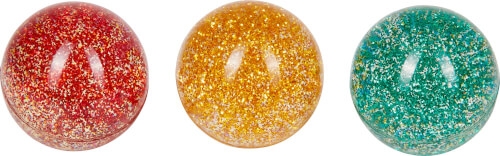 Coppenrath 18867 Glitzer-Flummi - Lasst uns froh & munter sein, sortiert (1 Stück)