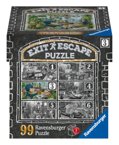Ravensburger 16879 Puzzle EXIT Im Gutshaus Wintergarten 99 Teile