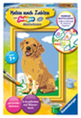 Ravensburger 28511 Malen nach Zahlen - Kleiner Golden Retriever