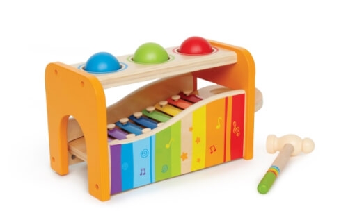 Hape - Xylophon und Hammerspiel, 6-teilig, ab 12 Monaten